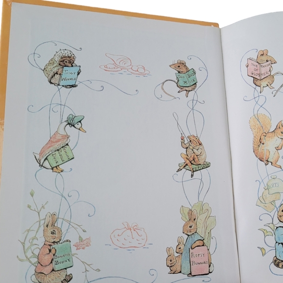 The Tale of Benjamin Bunny- Beatrix Potter Hard Cover Book- 1992 - Picture 2 of 6